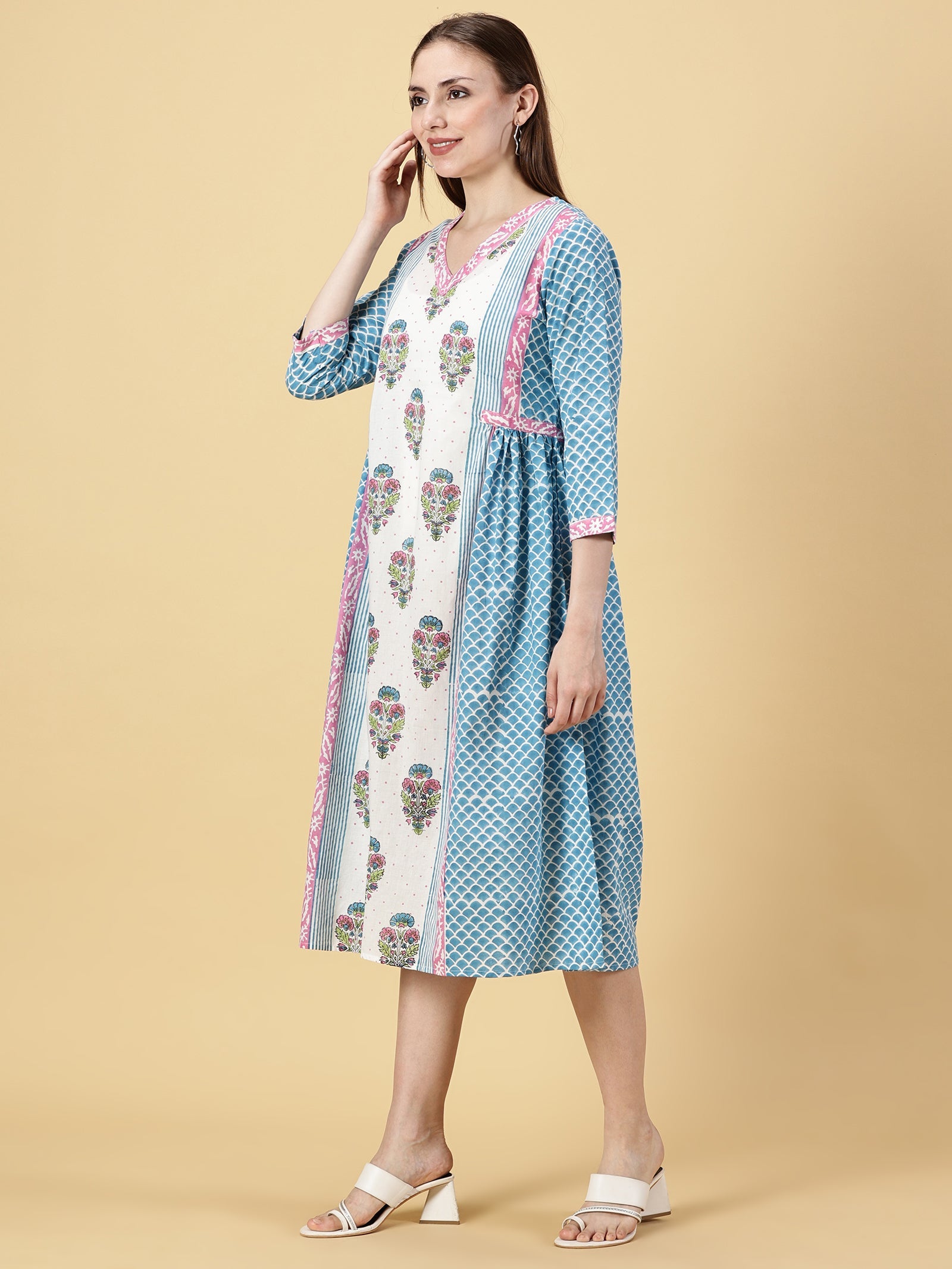 Printel Panel Dress