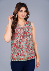 Block print Top