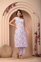 Sleeveless Kurta Pant Set