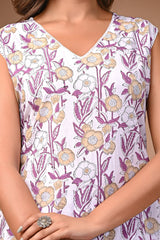 Sleeveless Kurta Pant Set
