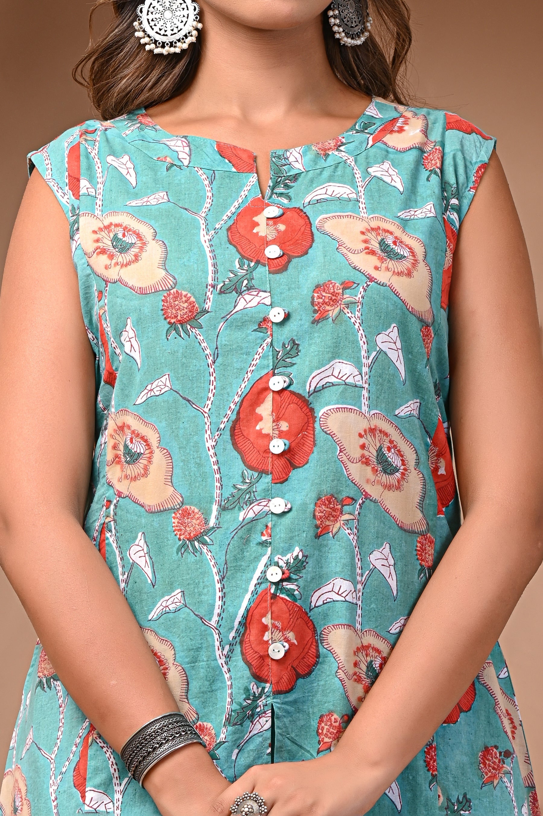 Front Slit Kurta with Palazzo